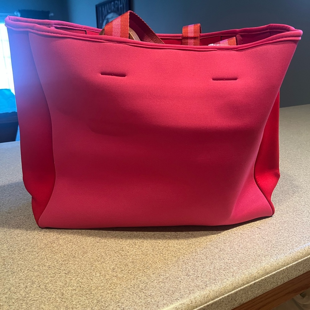 Neoprene Pink/red Tote Bag NEW